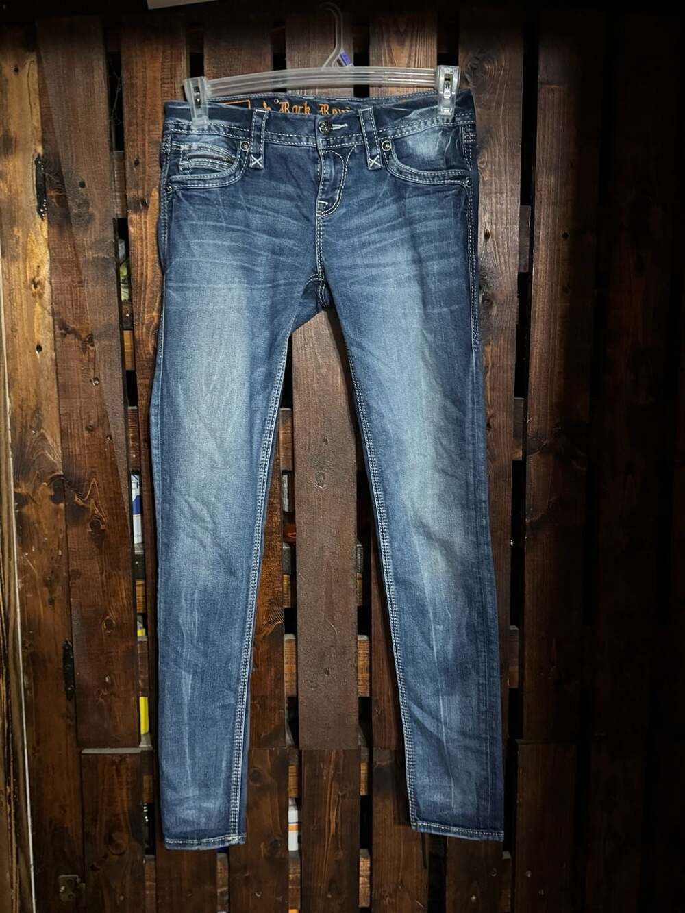 Rock Revival Mid rise Skinny Jeans Size 28